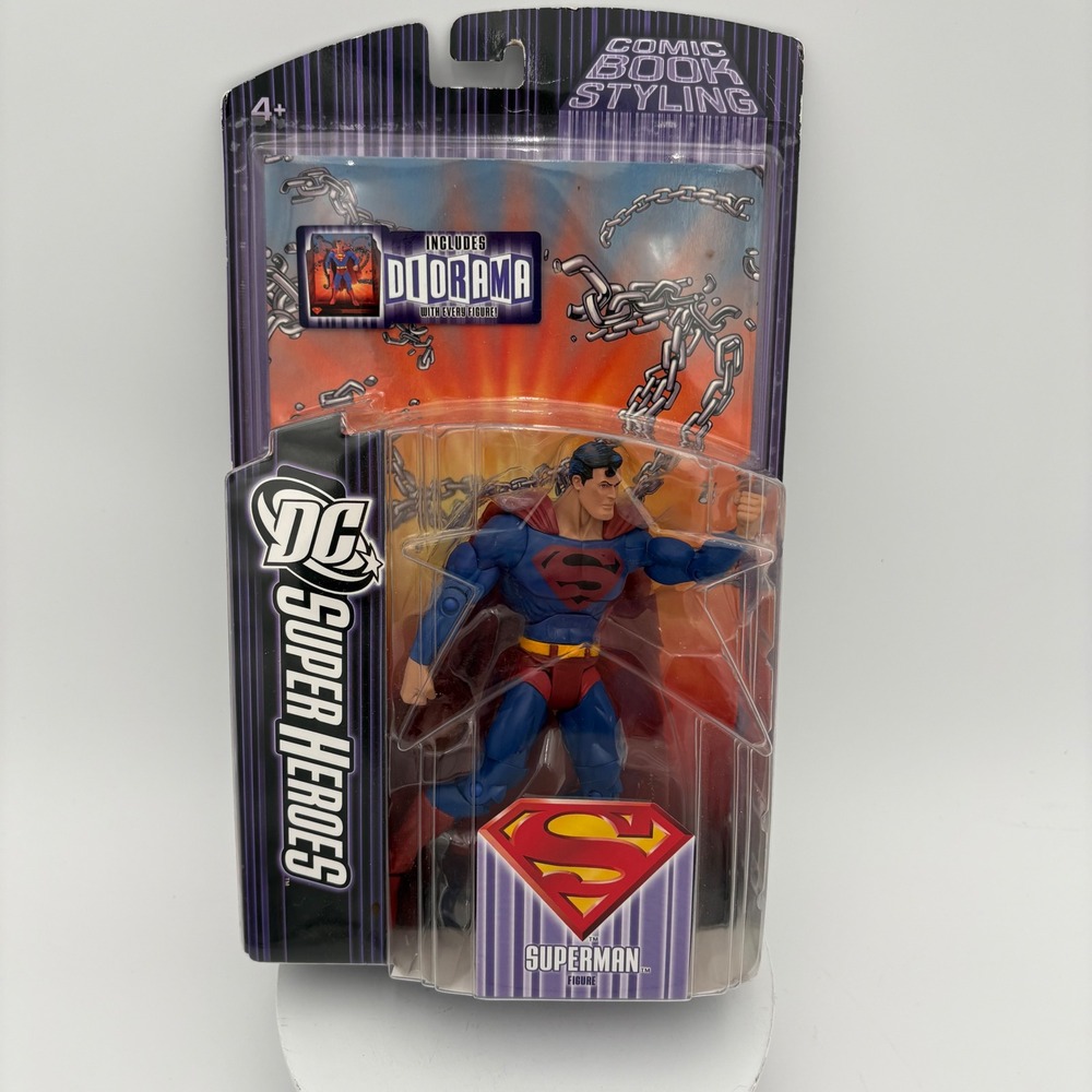 DC‎ Super Heroes Superman Select Sculpt Series Action Figure with Diorama 2007